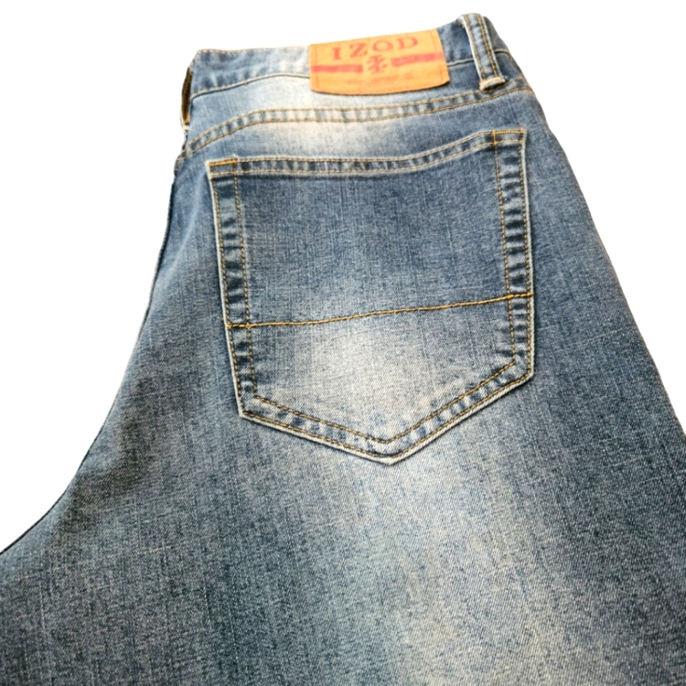 Izod Relaxed Fit Denim Jeans - Picture 3 of 15